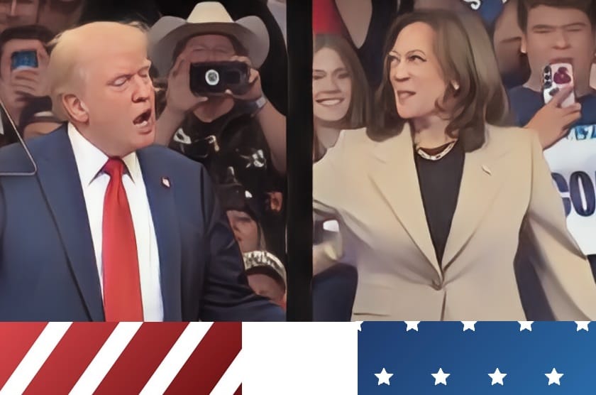 ハリス氏とトランプ氏、討論会前 どっちが優勢？